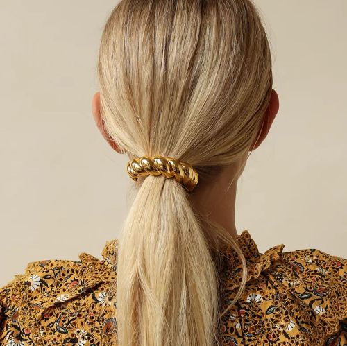 ZTPT39 Stainless steel hair band, hair band, headdress, ponytail rubber band hair band