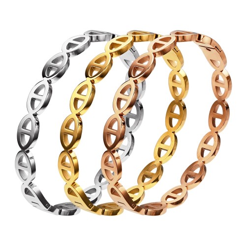 B107 classic Stainless steel bracelet bangle jewelry