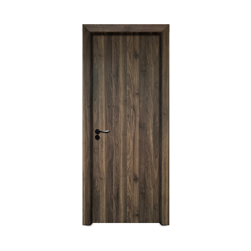 Waterproof Interior Bedroom WPC Panel Door With Door Frame