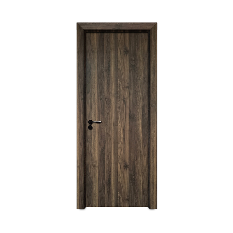 Waterproof Interior Bedroom WPC Panel Door With Door Frame