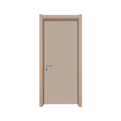 New ABS Door Hotel Flush Wooden Door Bedroom MDF Composite Internal Room Wood WPC Interior Doors