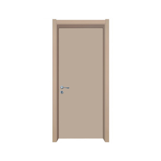 New ABS Door Hotel Flush Wooden Door Bedroom MDF Composite Internal Room Wood WPC Interior Doors