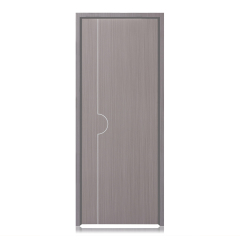 Waterproof Interior Bedroom WPC Panel Door With Door Frame