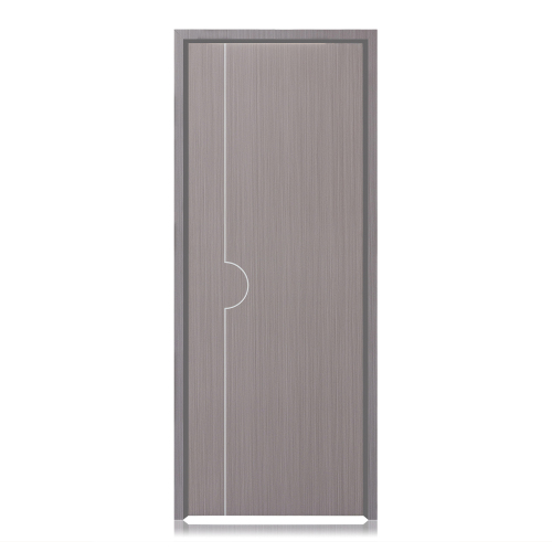 Waterproof Interior Bedroom WPC Panel Door With Door Frame