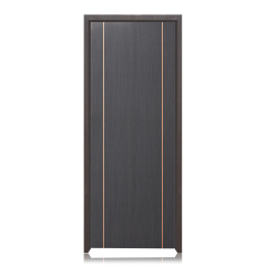 Waterproof Interior Bedroom WPC Panel Door With Door Frame
