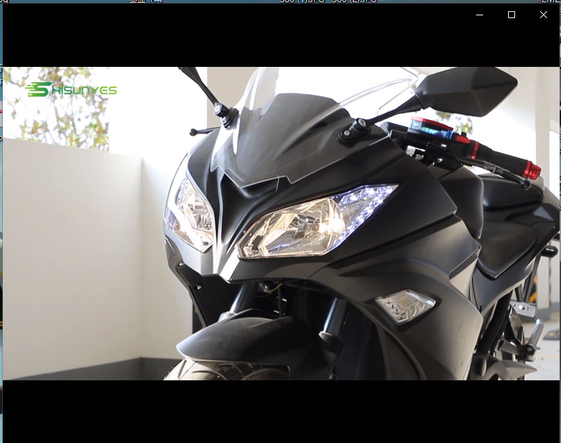 Display the cool electric motorcycle V2