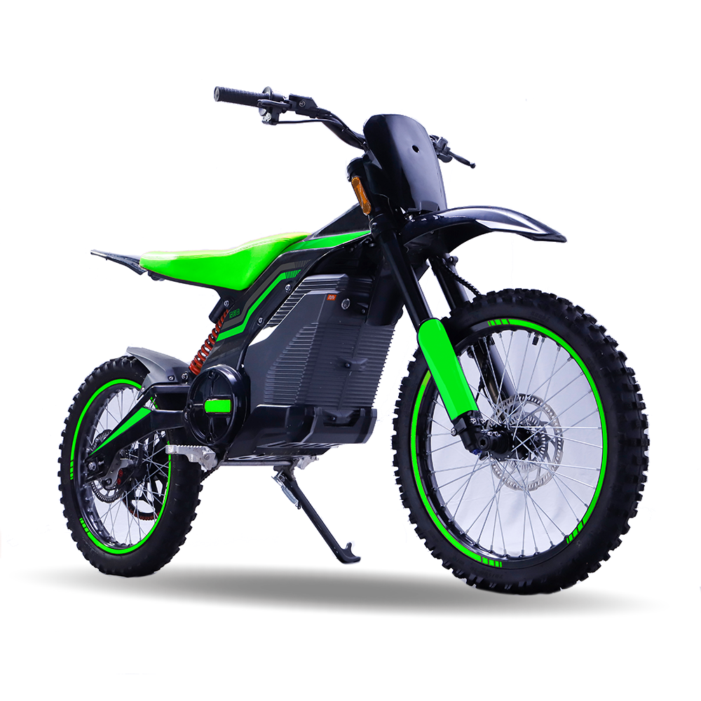 electric motorcycle S80 offroad green