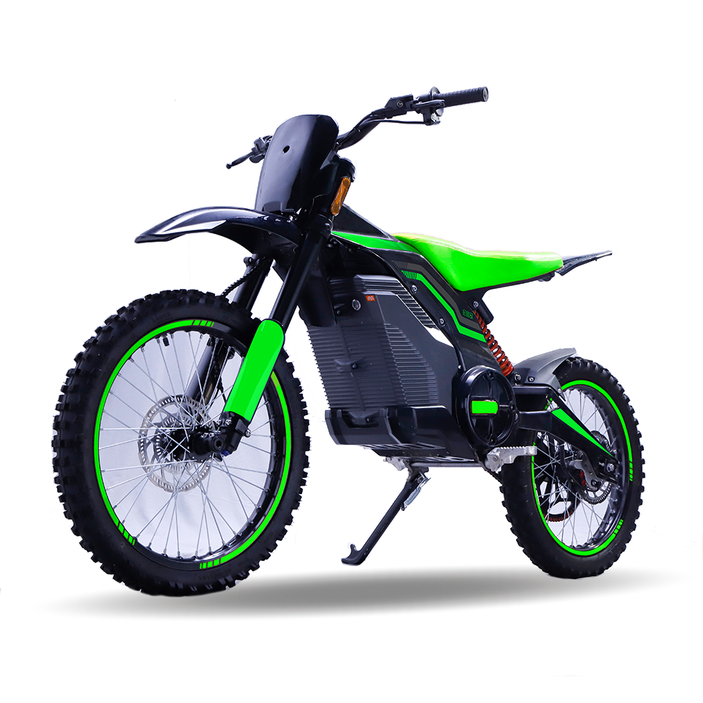 electric motorcycle S80 offroad green