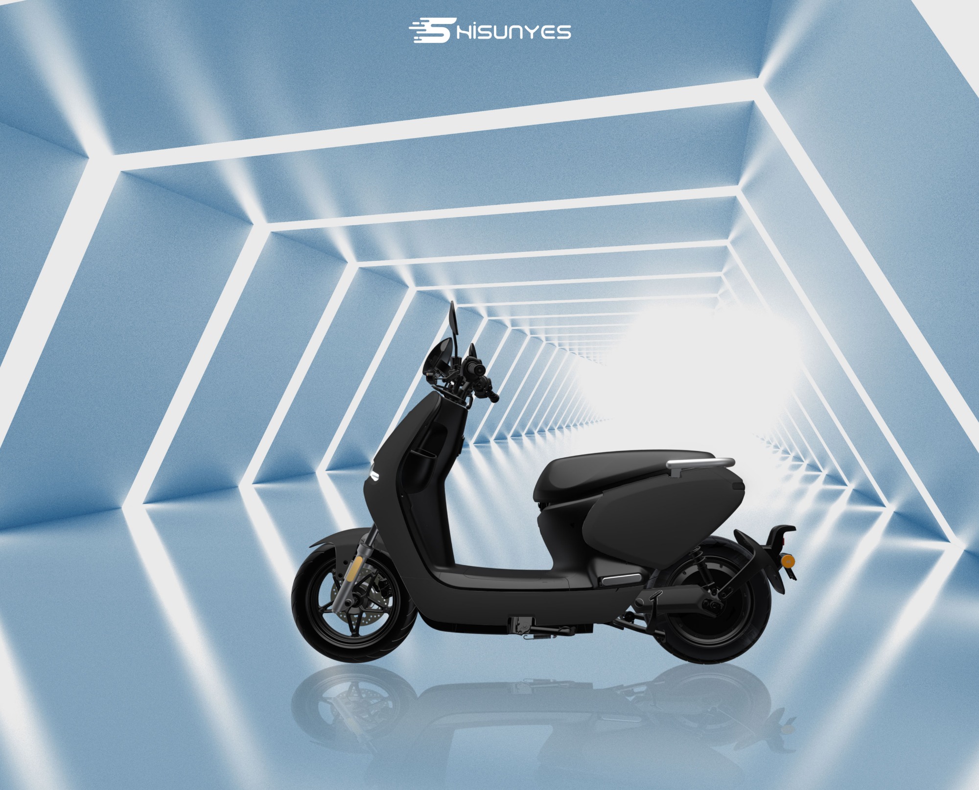 Nouveau design, scooter électrique SE1 noir