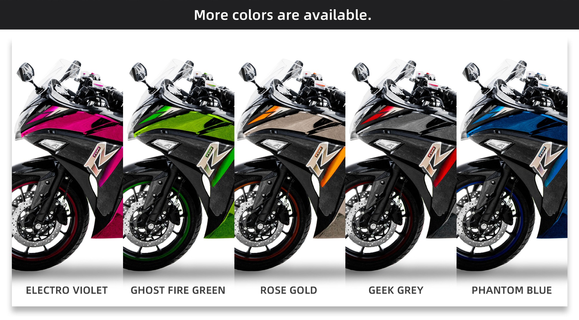 Motocicleta elétrica V2 super streetbike Moda fantasma verde oem