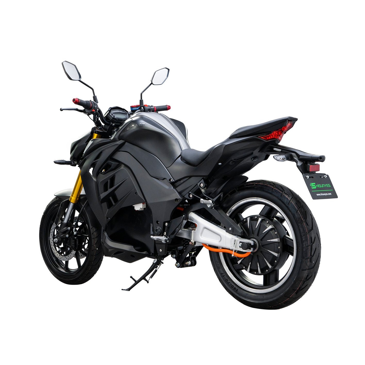 hisunyes V10 motocicleta elétrica preta