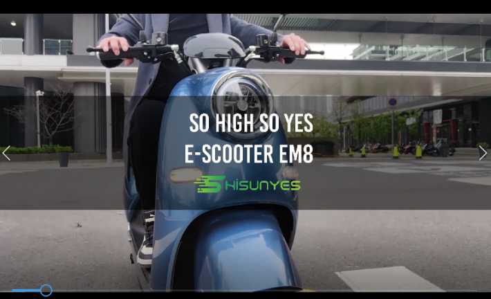 Ride The new electric scooter EM8