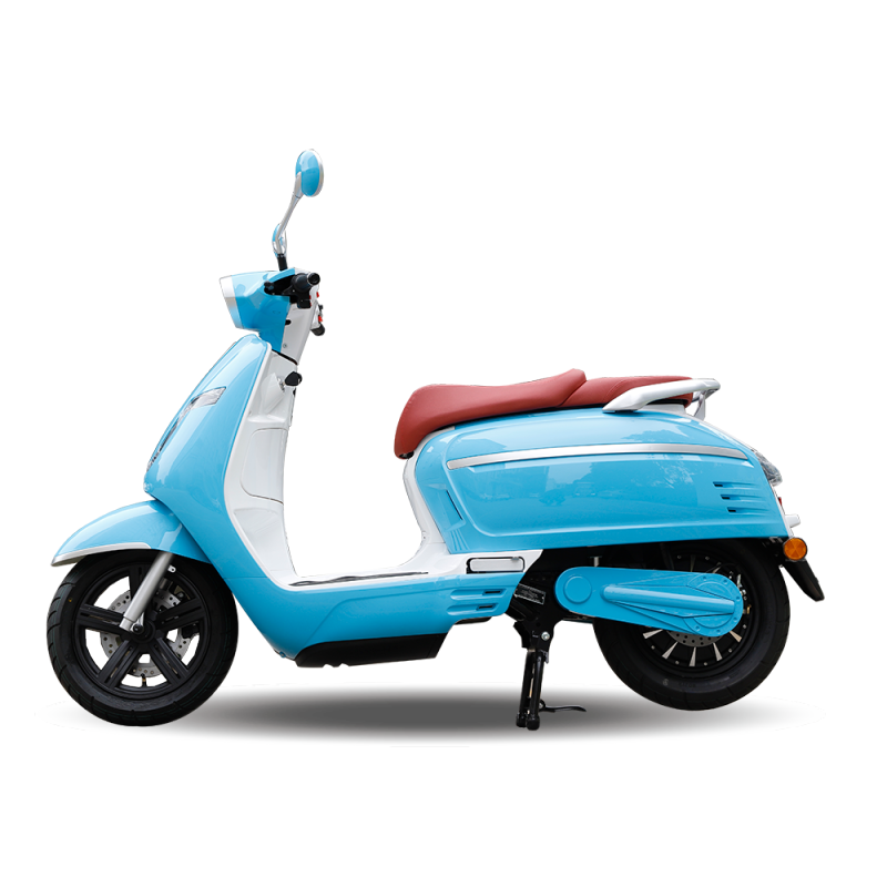 the 2023 new electric scooter DT5 Blue