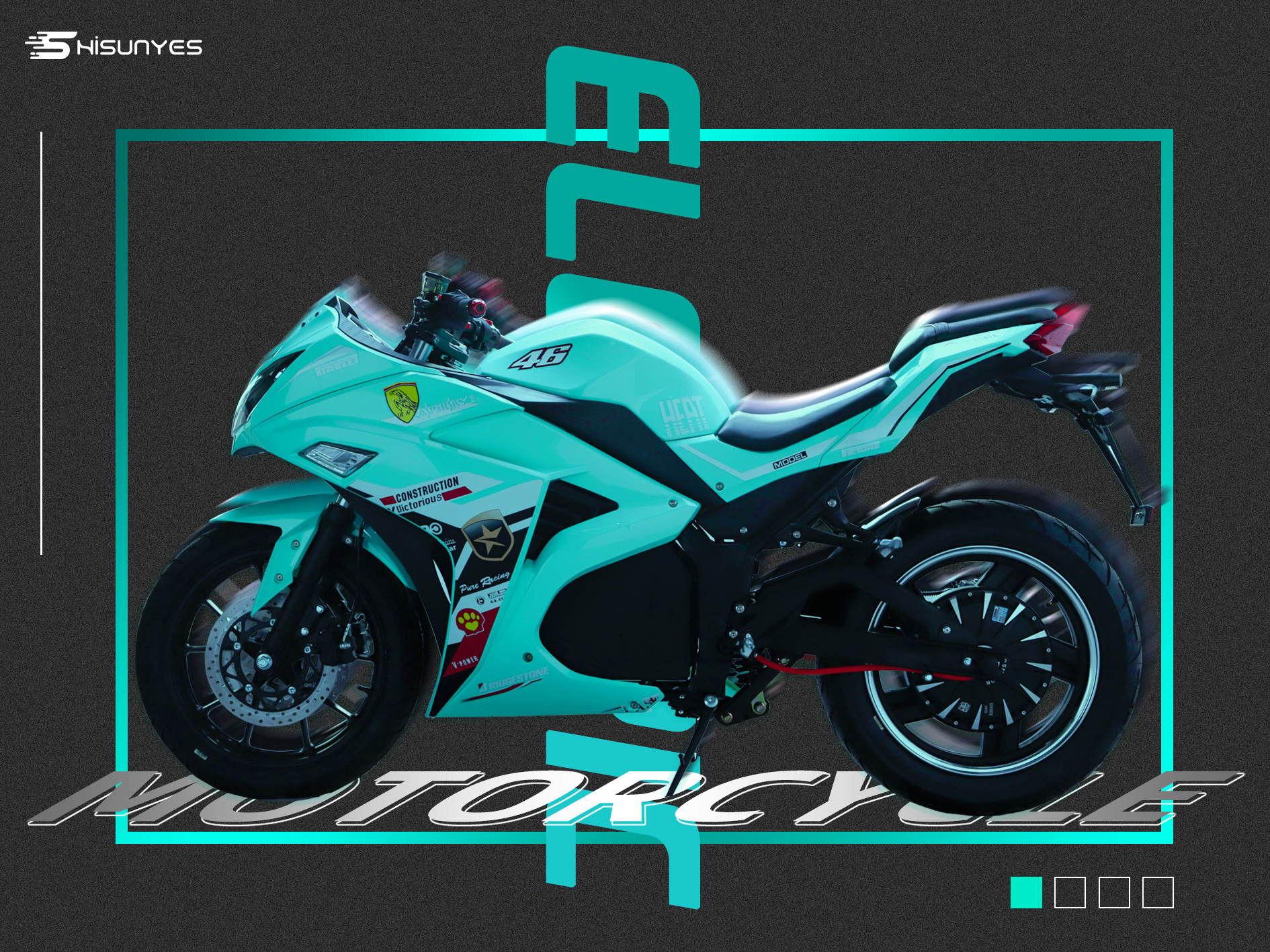 Try electric motorcycle V2!