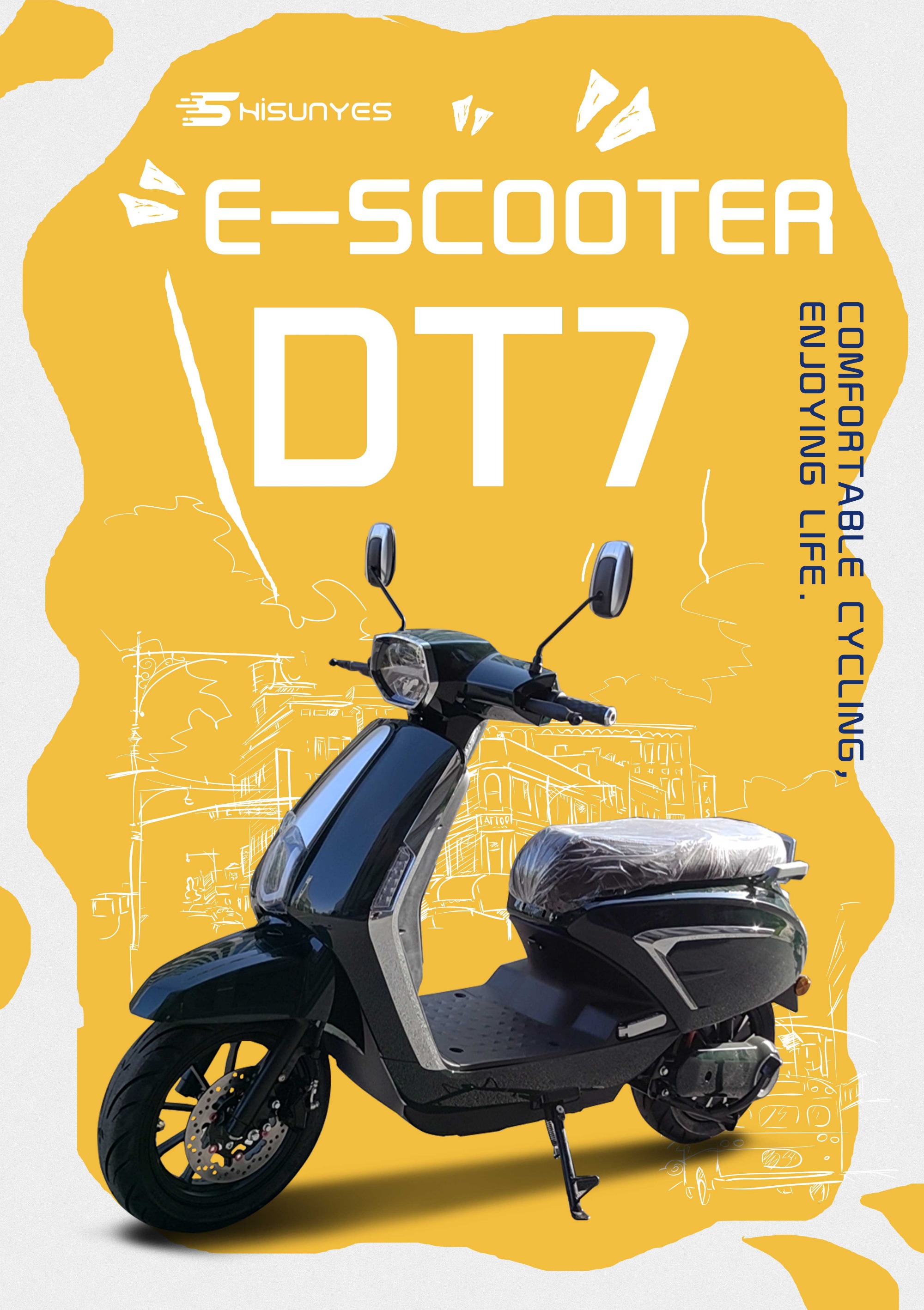 The new electric scooter DT7