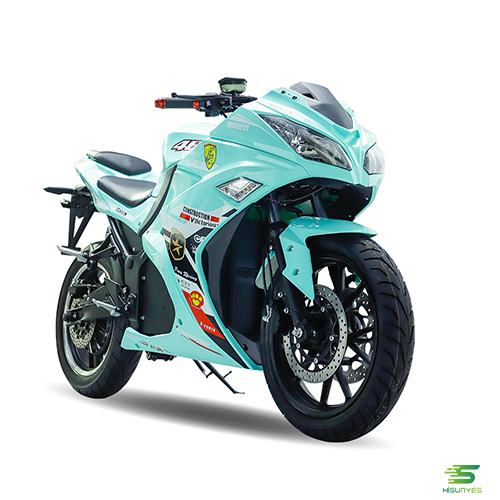 best Electric Motorcycle 2023 V2 super streetbike Fashion Mint Green