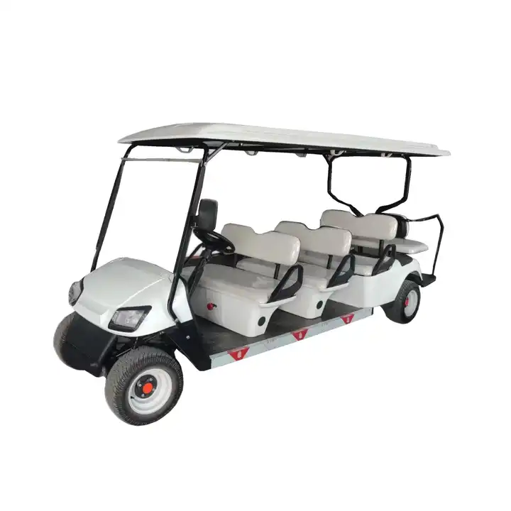 8 Seats Electric Golf Club Cart-white