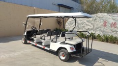 8 Seats Electric Golf Club Cart-white