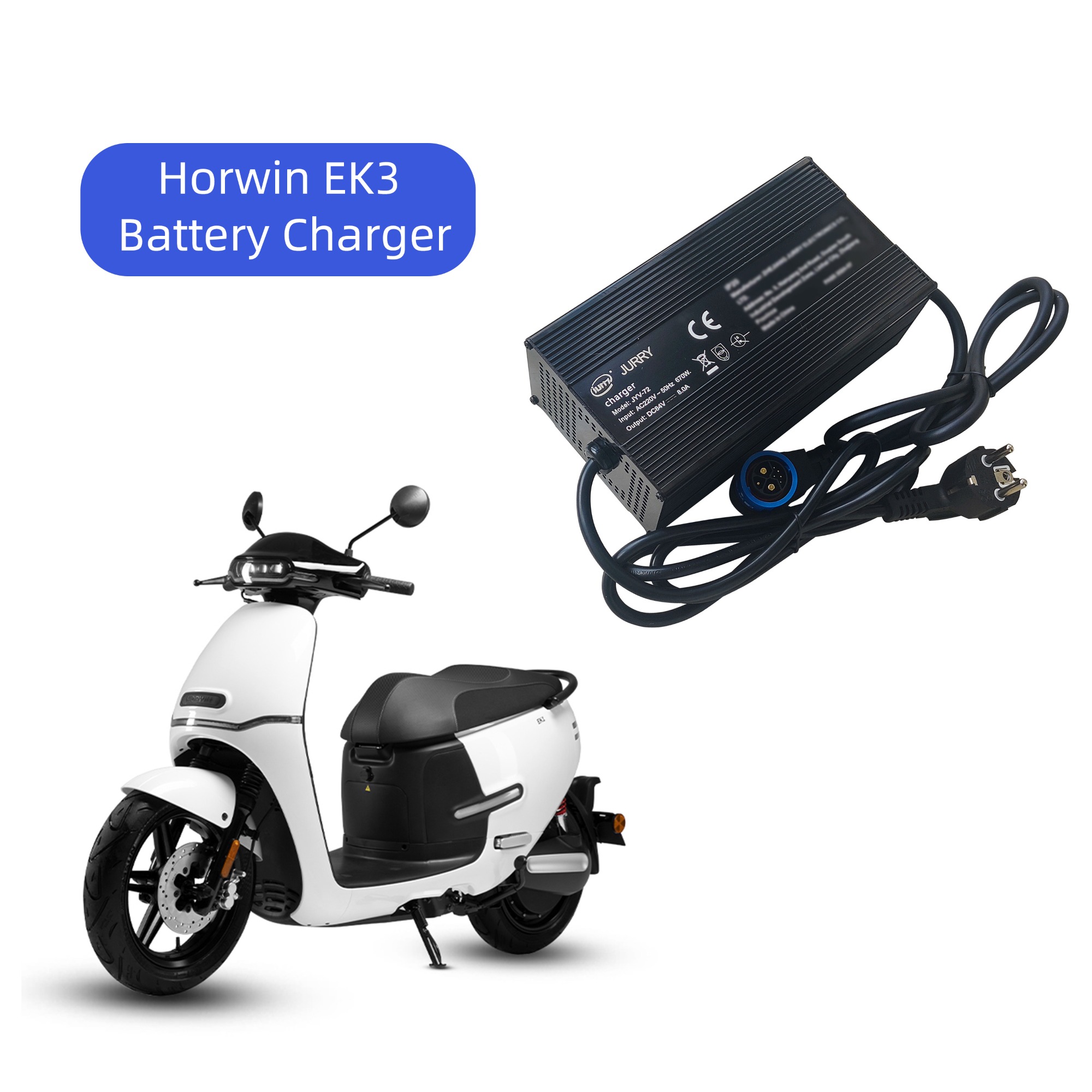 Horwin EK1 EK3 Scooter Charger AC220V DC84V Power Supply