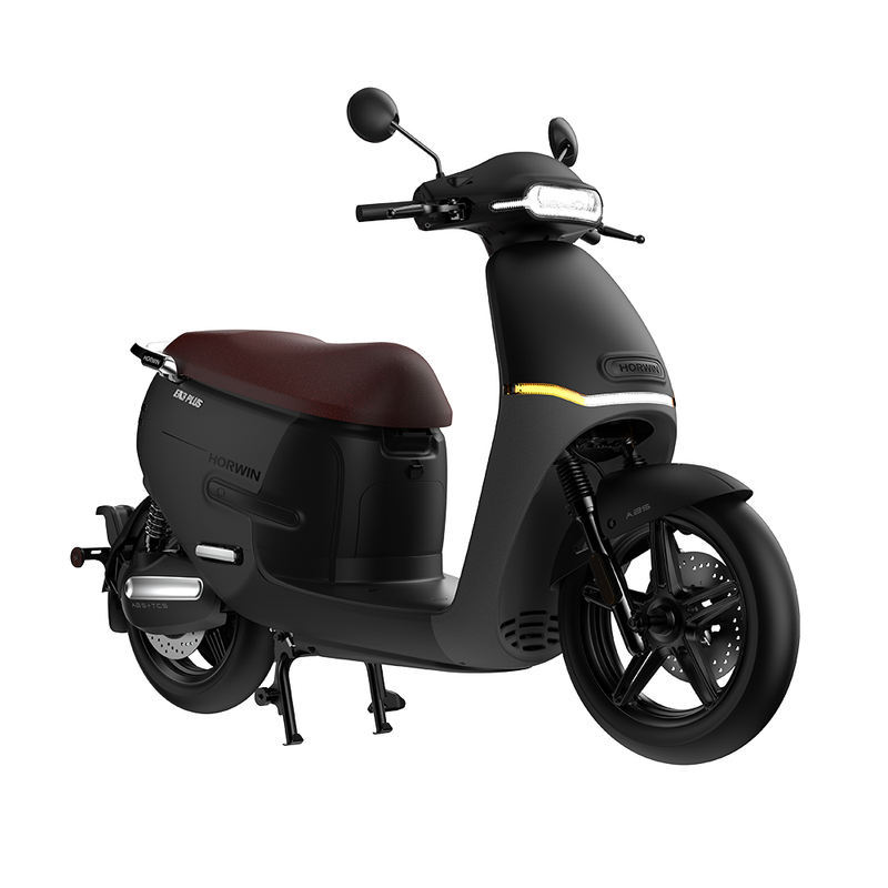 HORWIN EK3 PLUS 2025 gray/black electric commuter motorcycle-72V 36Ah long-range battery