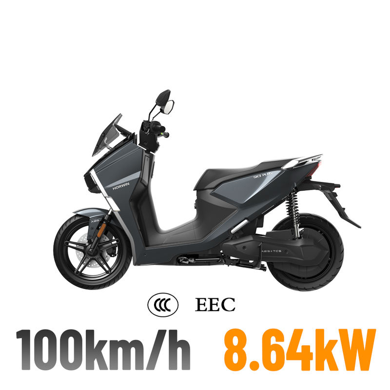 HORWIN SK3 PLUS 2025 Vintage Electric Motorcycle Lithium Battery 72v 45AH 8.64kw Mid-motor TFT Display Adults Single battery