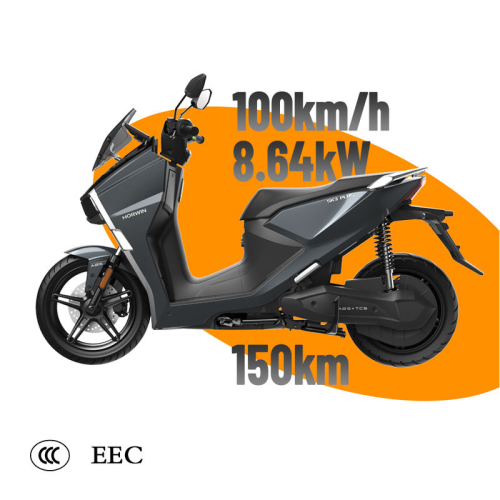 HORWIN SK3 PLUS 2025 Vintage Electric Motorcycle Lithium Battery 72v 45AH 8.64kw Mid-motor TFT Display Adults Single battery