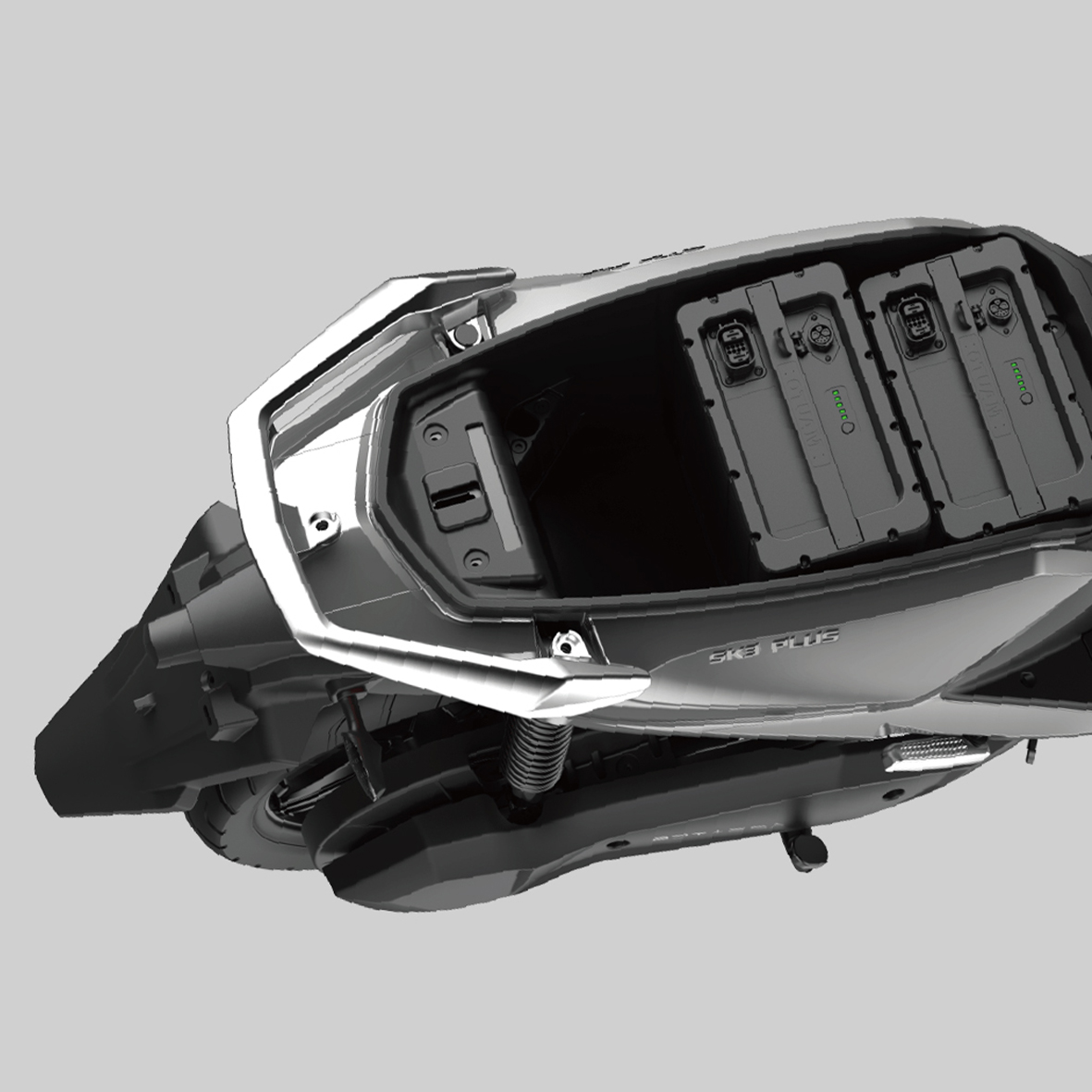 HORWIN SK3 PLUS 2025 Vintage Electric Motorcycle Lithium Battery 72v 45AH 8.64kw Mid-motor TFT Display Adults Single battery