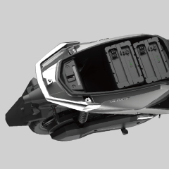 HORWIN SK3 PLUS 2025 Vintage Electric Motorcycle Lithium Battery 72v 45AH 8.64kw Mid-motor TFT Display Adults Single battery