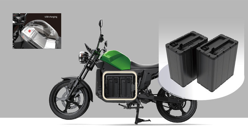 Empty Vehicle HORWIN QBD1 motorcycle Lithium Electric Streetbike Motorcycle 72V 90km/h Battery Swapping Scooter OEM/ODM Supported Wholesale