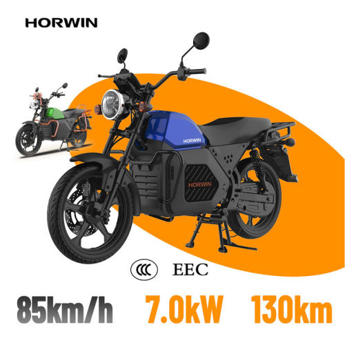 EEC dot wholesale HORWIN QBD2 7000W 72V 45Ah Electric Motorcycle for Food Delivery Custom Battery Swapping Fast Urban Delivery Solution