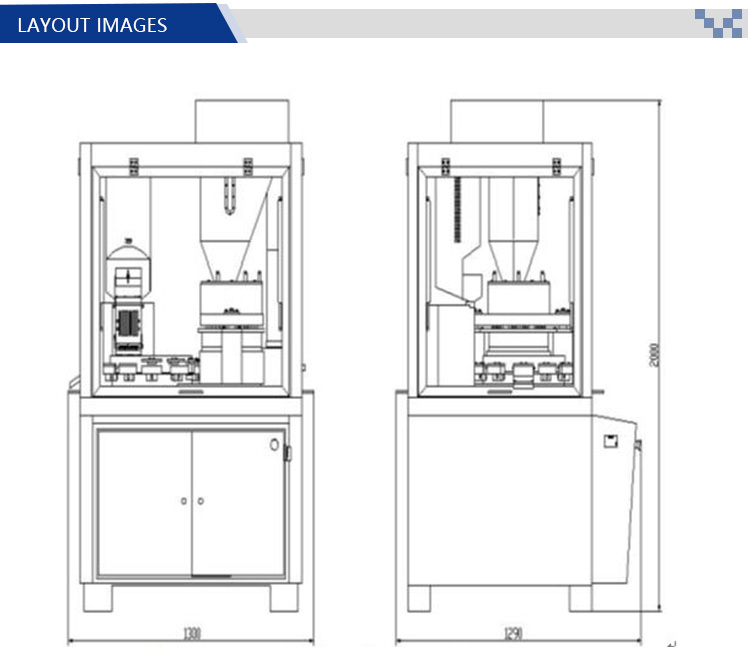 NJP-1200A Pharmaceutical Fully Automatic Capsule Filling Machine