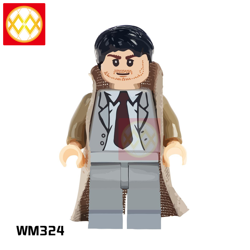 WM6004 Plastic Building Blocks Bobby Castiel Dean Winchester Sam Movie TV Bricks Collection Best Children Gift Toys