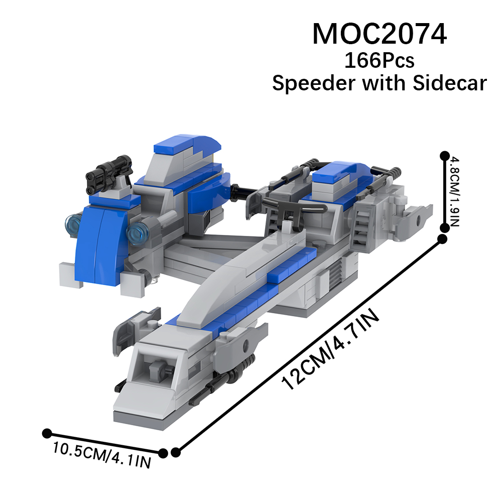 Lego star wars discount speeder with sidecar