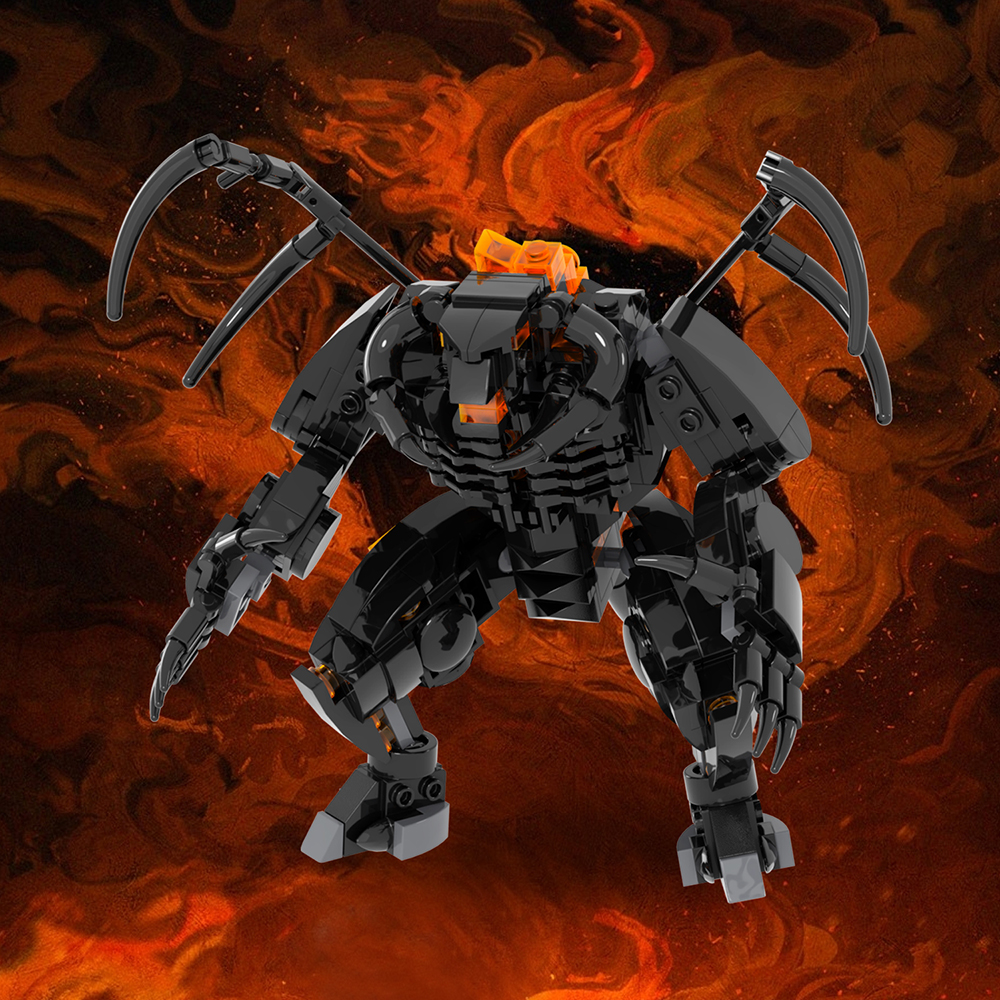 MOC1188 Creativity Series The Lord of the Rings Balrog Model Building ...