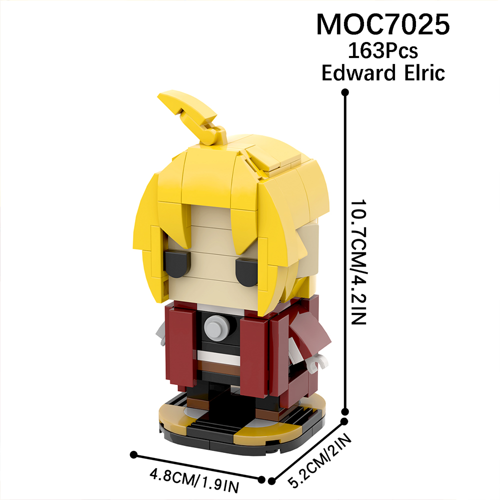 MOC7025 Creativity series Anime Fullmetal Alchemist Edward Elric Action ...