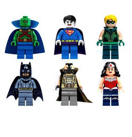 Decool0211-0216 DC Hero Movie Batman Bane Wonder Woman Model Action Figures Birthday Gifts Building Blocks Kids Toys