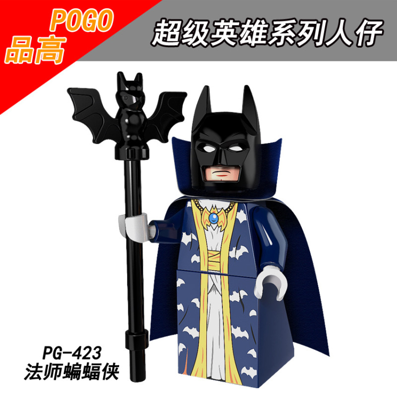 PG8110 Movie Super Hero Batman Alfred Joker Crazy Quilt Arrow Killer Moth Action Figure Building Blocks Kids Toys