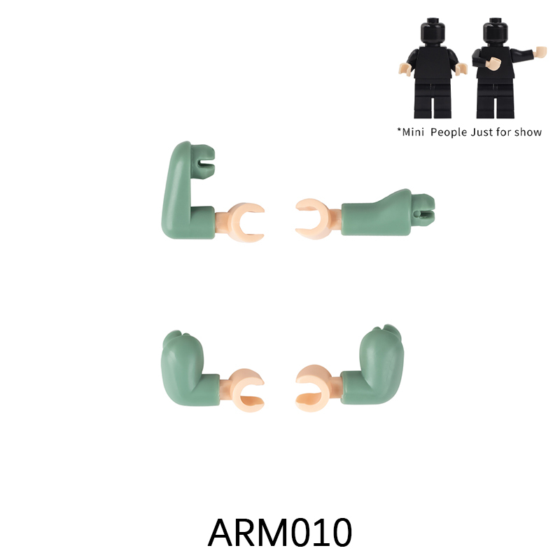 4PCS Set Figure Arms Accessories Compatible Figure Building Blocks Kids Toys