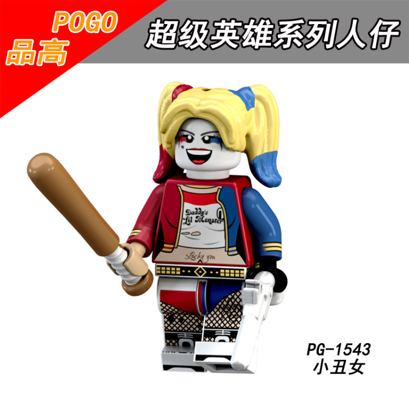 PG8126 Movie Super Hero Spider Man Joker Harley Quinn Hawkeye Captain America Drax the Destroyer Action Figure Building Blocks Kids Toys