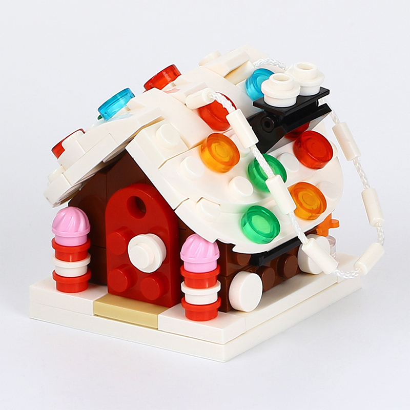 MOC1013 City Series Candy House Hanging Decoration Building Blocks Bricks Kids Toys for Children Gift MOC Parts