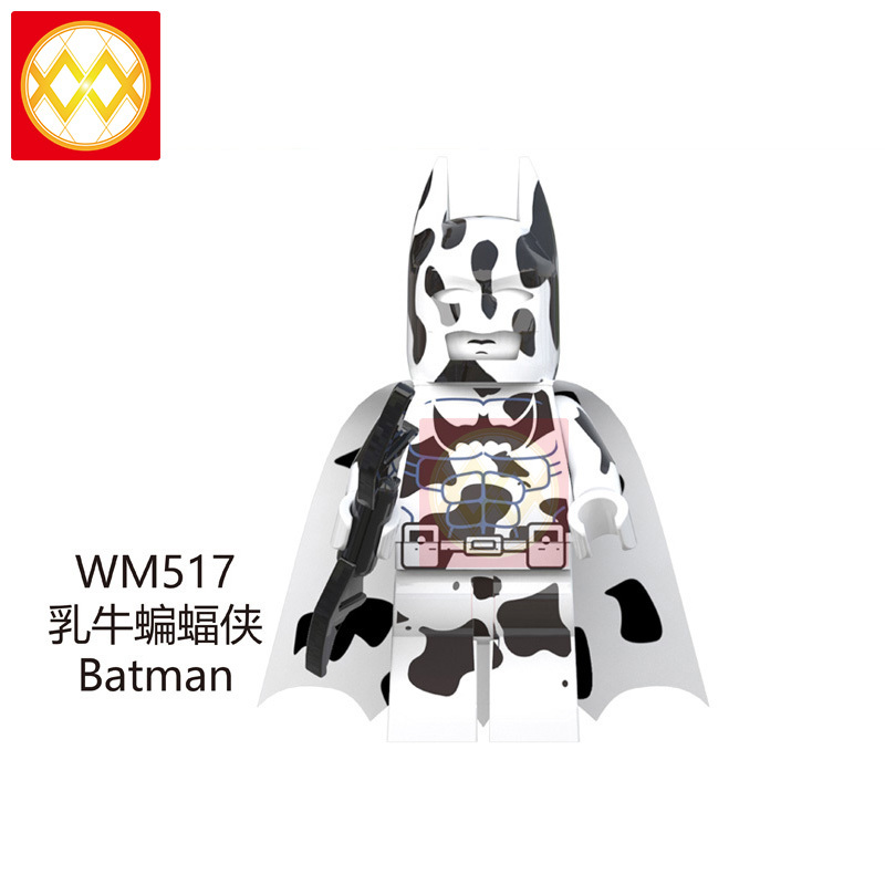 WM6027 Super Heroes Leopard Stripe Cow Huntress Azbat mini Action Figures Model Building Blocks Toys Children Gifts