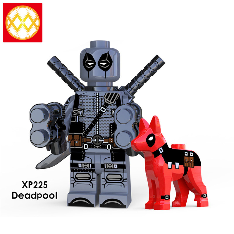 KT1030 Deadpool  Hot Sale Super Hero Series Movie Characters XP220 XP221 XP222 Building Blocks Kids Toys