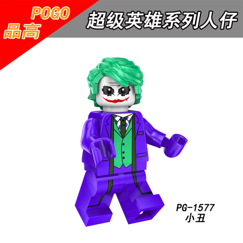 PG8144 Movie Super Hero Al Pacino Elton John Joker Sharon Carter Scarecrow Action Figure Building Blocks Kids Toys