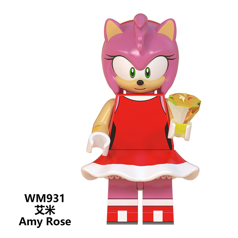 WM6086 Anime Cartoon Super Sonic Amy Rose Shadow Metal Sonic