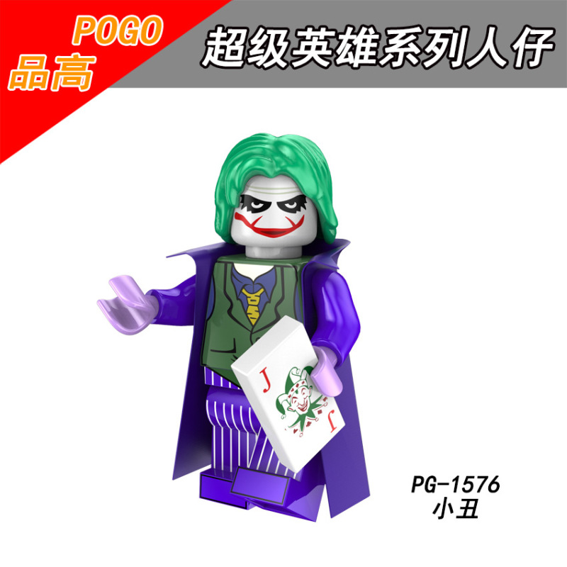 PG8144 Movie Super Hero Al Pacino Elton John Joker Sharon Carter Scarecrow Action Figure Building Blocks Kids Toys