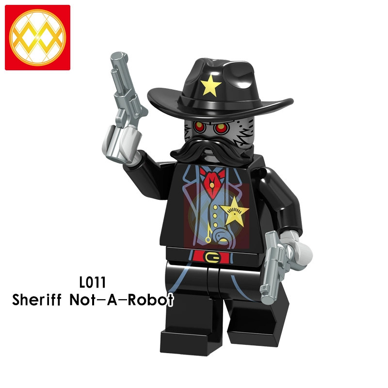 L009-016 Emmet Wyldstyle Sheriff Not-a-robot Gordon Zola Bad Cop Robo Swat Vitruvius Building Blocks Kids Toys