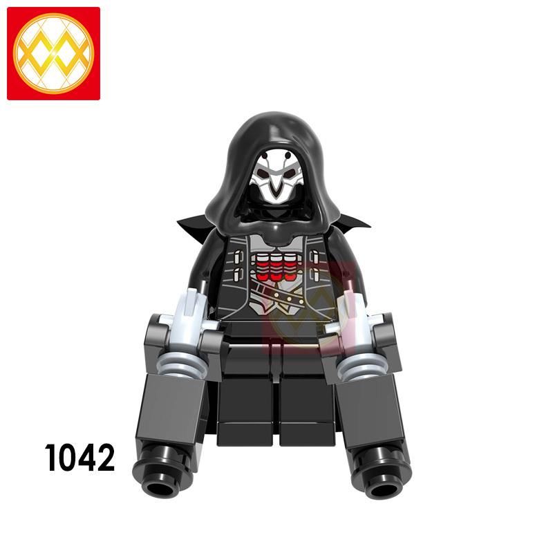 X0230 Tracer Angel Shimada Hanzo Soldier Grim Reaper Jesse McRae Reinhardt Wilhelm Song Hana Building Blocks Kids Toys