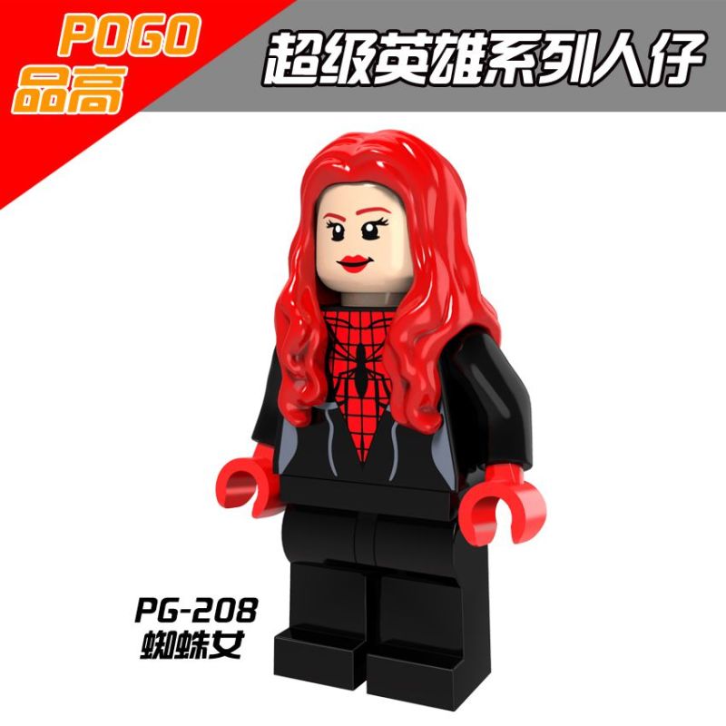 PG8057 Marvel Movie Super Hero Blacklash Spider-Woman Tarantula Paladin Deadpool Spider Man Action Figure Building Blocks Kids Toys