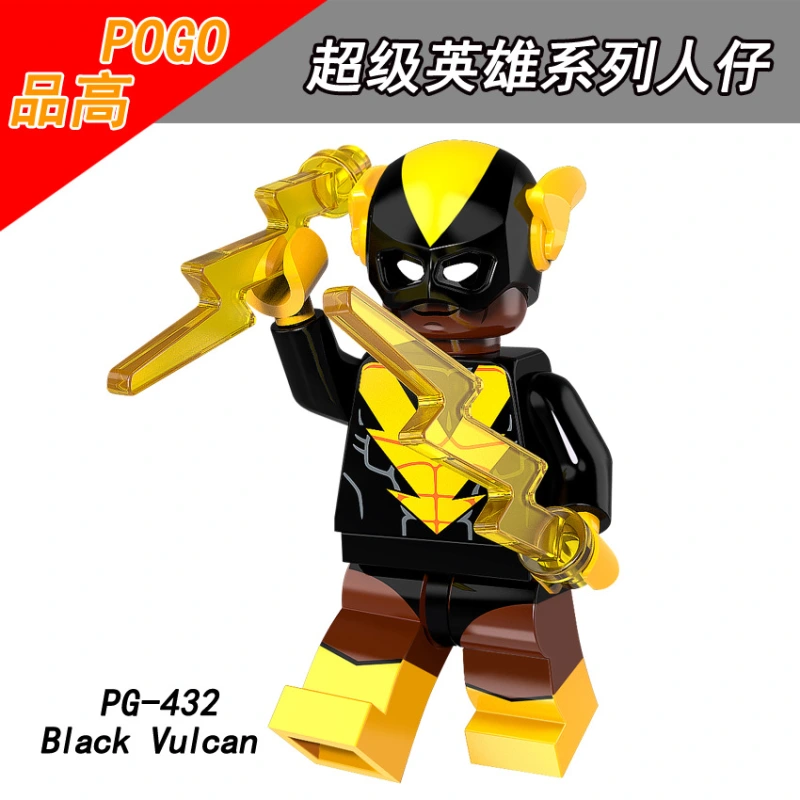 PG8111 Movie Super Hero Robin Ulysses Klaw Najya Egghead Corvus Glaive Harley Quinn Black Vulcan Cheetah Action Figure Building Blocks Kids Toys