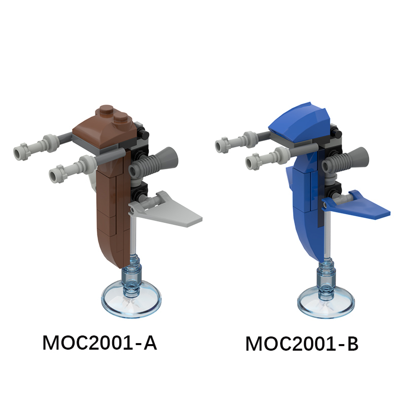MOC2001 Star Wars series robot car Buildig Blocks Bricks Kids Toys for Children Gift MOC Parts